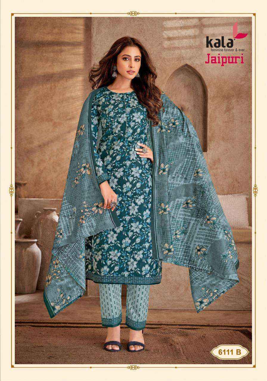 KALA FASHION JAIPURI VOL 5 COTTON PRINT SALWAR SUIT ( 12 PCS CATALOG )