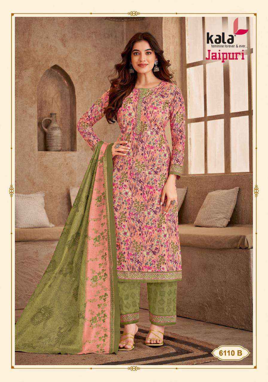 KALA FASHION JAIPURI VOL 5 COTTON PRINT SALWAR SUIT ( 12 PCS CATALOG )