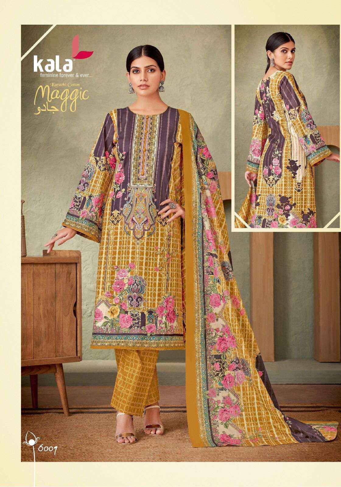 KALA FASHION MAGGIC VOL 21 COTTON KARACHI DRESS MATERIAL ( 12 pCS CATALOG )