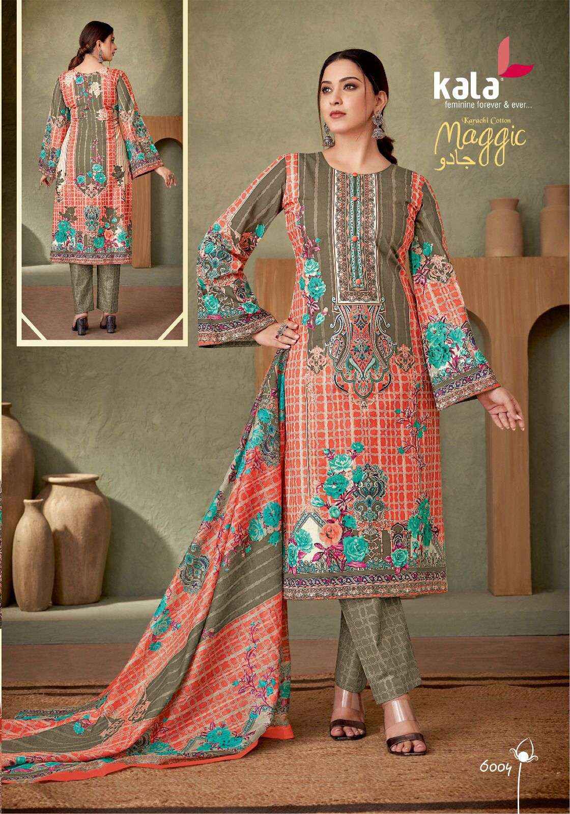 KALA FASHION MAGGIC VOL 21 COTTON KARACHI DRESS MATERIAL ( 12 pCS CATALOG )