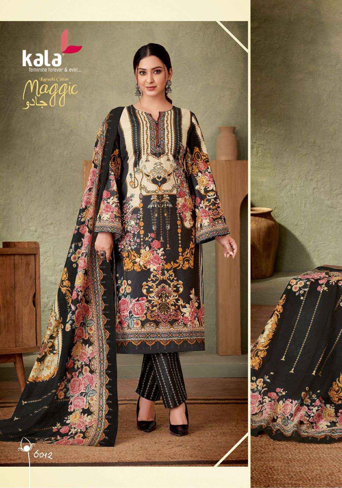 KALA FASHION MAGGIC VOL 21 COTTON KARACHI DRESS MATERIAL ( 12 pCS CATALOG )