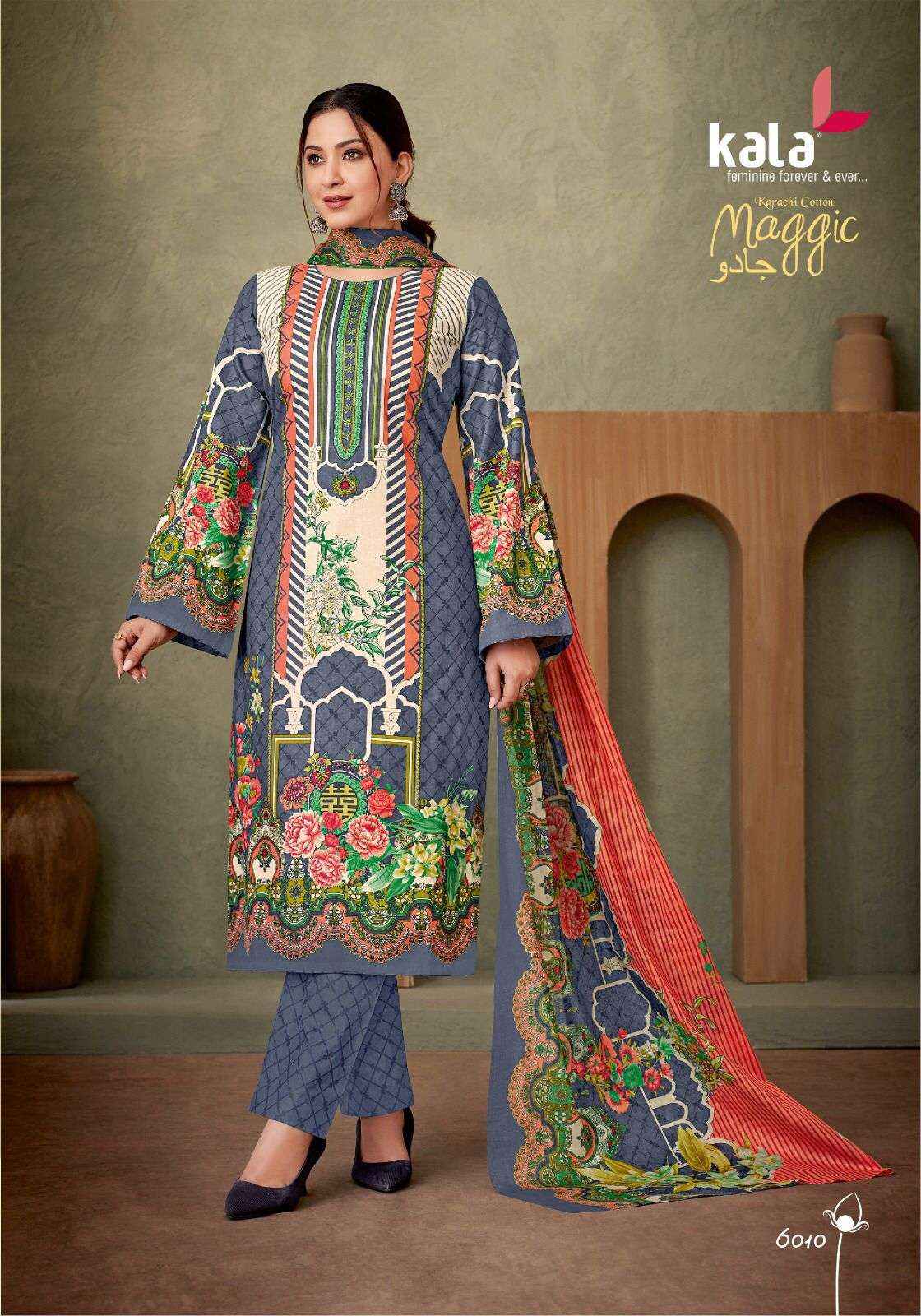 KALA FASHION MAGGIC VOL 21 COTTON KARACHI DRESS MATERIAL ( 12 pCS CATALOG )