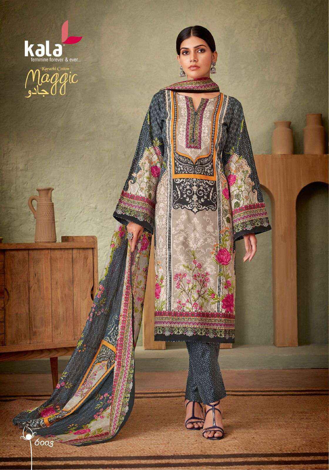 KALA FASHION MAGGIC VOL 21 COTTON KARACHI DRESS MATERIAL ( 12 pCS CATALOG )