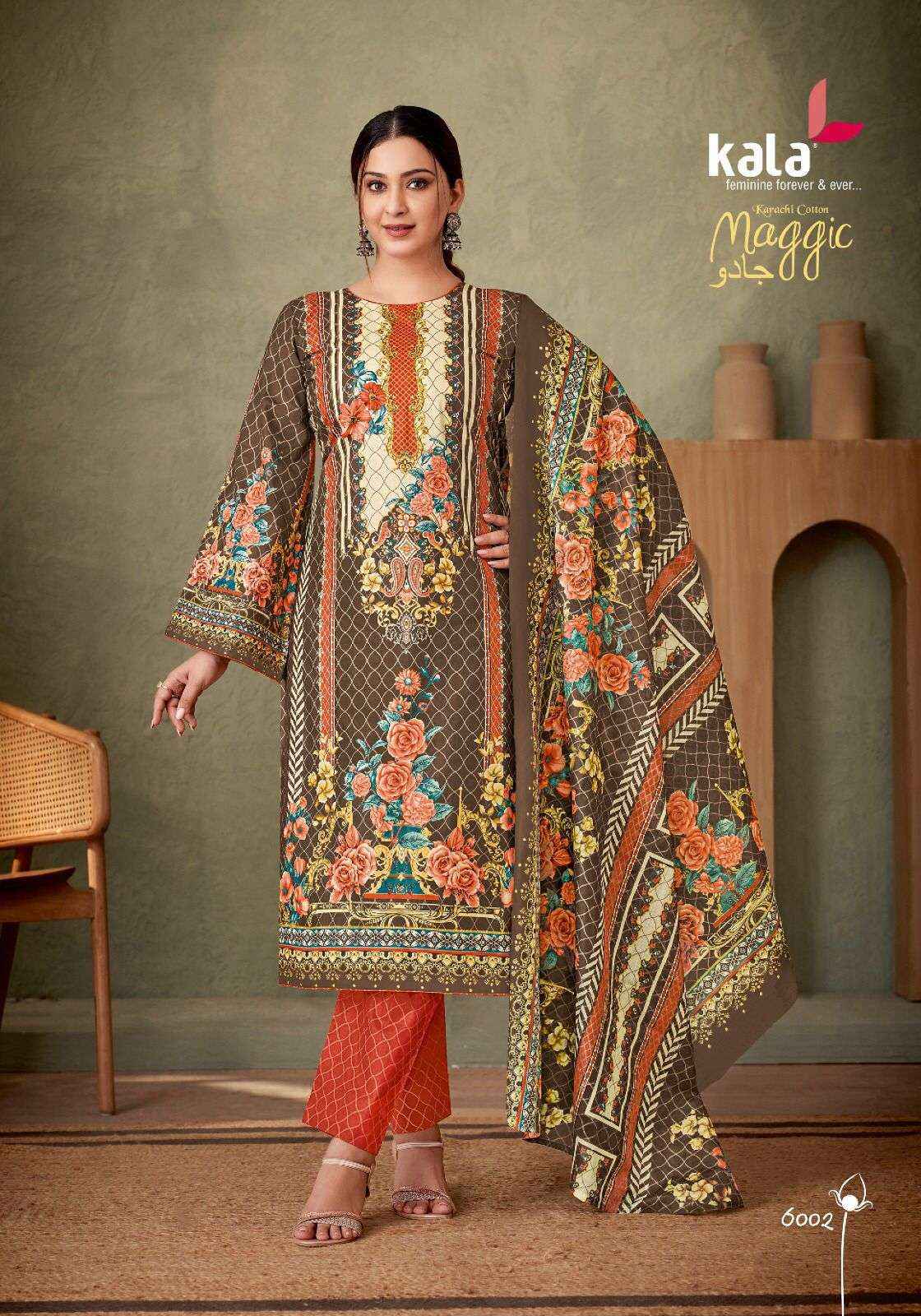 KALA FASHION MAGGIC VOL 21 COTTON KARACHI DRESS MATERIAL ( 12 pCS CATALOG )