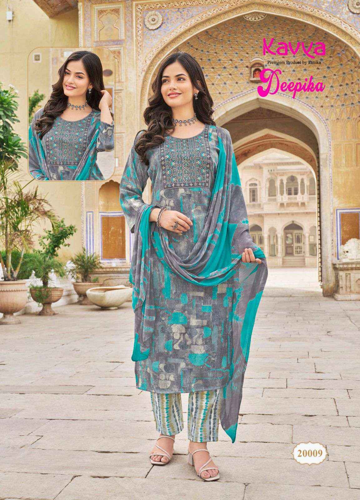 KAVYA DEEPIKA VOL 20 DESIGNER READYMADE SUITS ( 10 PCS CATALOG )