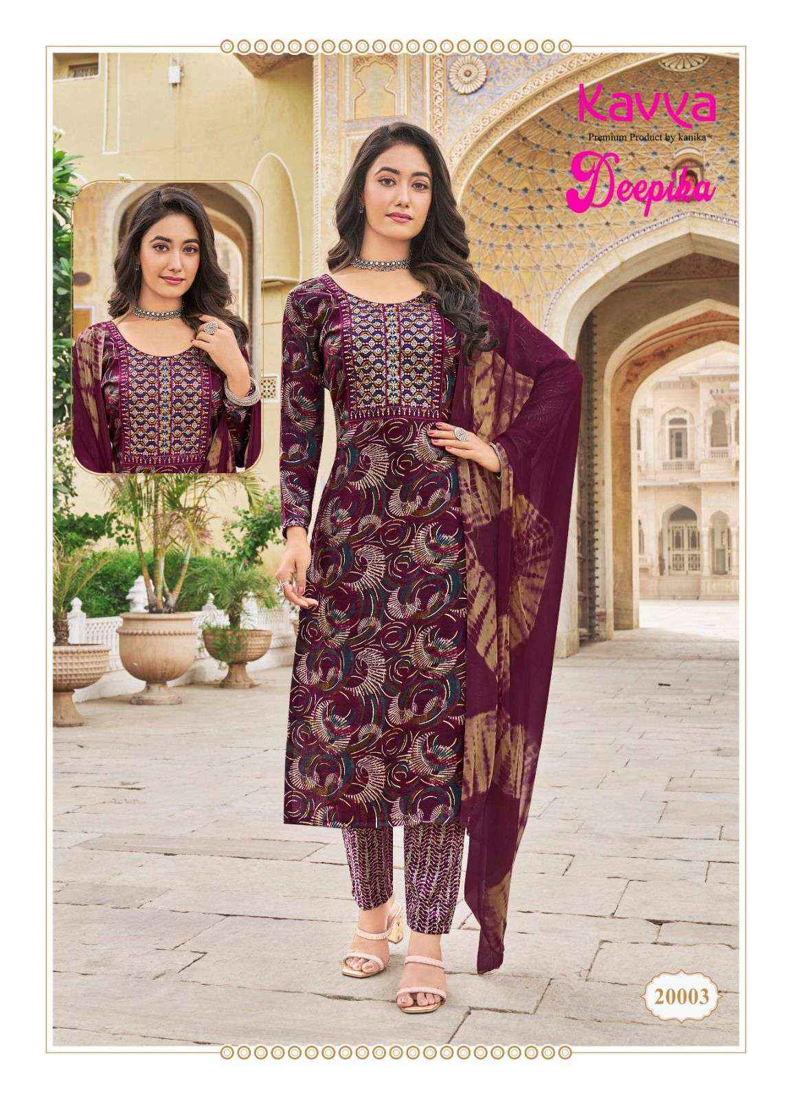 KAVYA DEEPIKA VOL 20 DESIGNER READYMADE SUITS ( 10 PCS CATALOG )