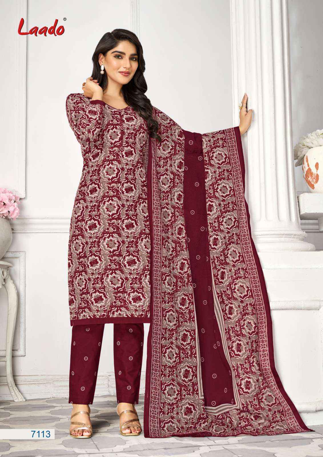 LAADO VOL 71 COTTON PRINTS REGULAR WEAR SALWAR SUIT ( 20 PCS CATALOG )