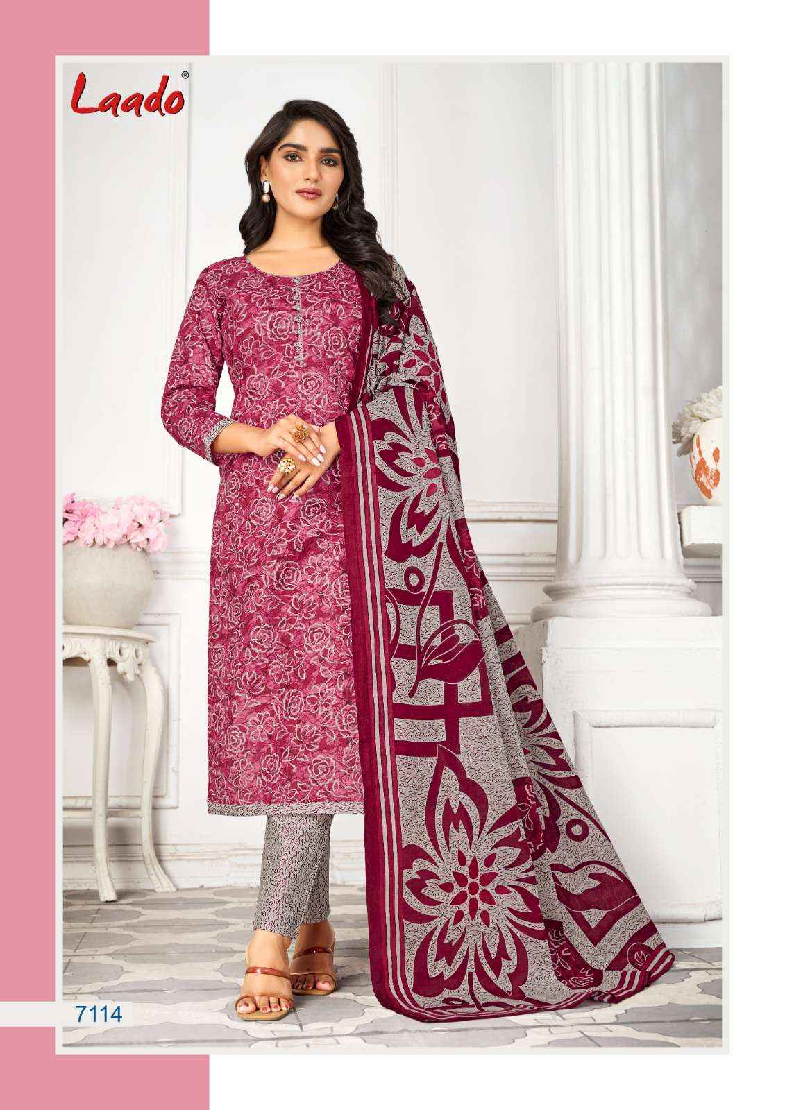 LAADO VOL 71 COTTON PRINTS REGULAR WEAR SALWAR SUIT ( 20 PCS CATALOG )