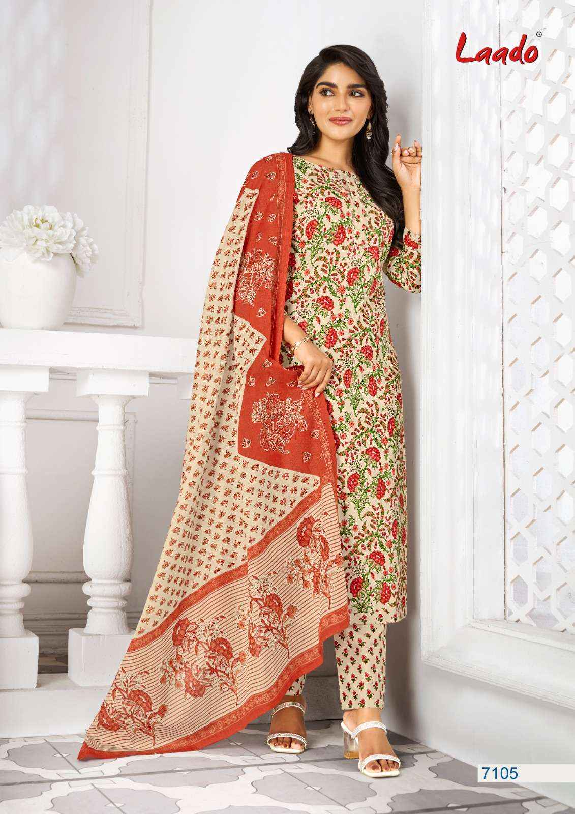 LAADO VOL 71 COTTON PRINTS REGULAR WEAR SALWAR SUIT ( 20 PCS CATALOG )