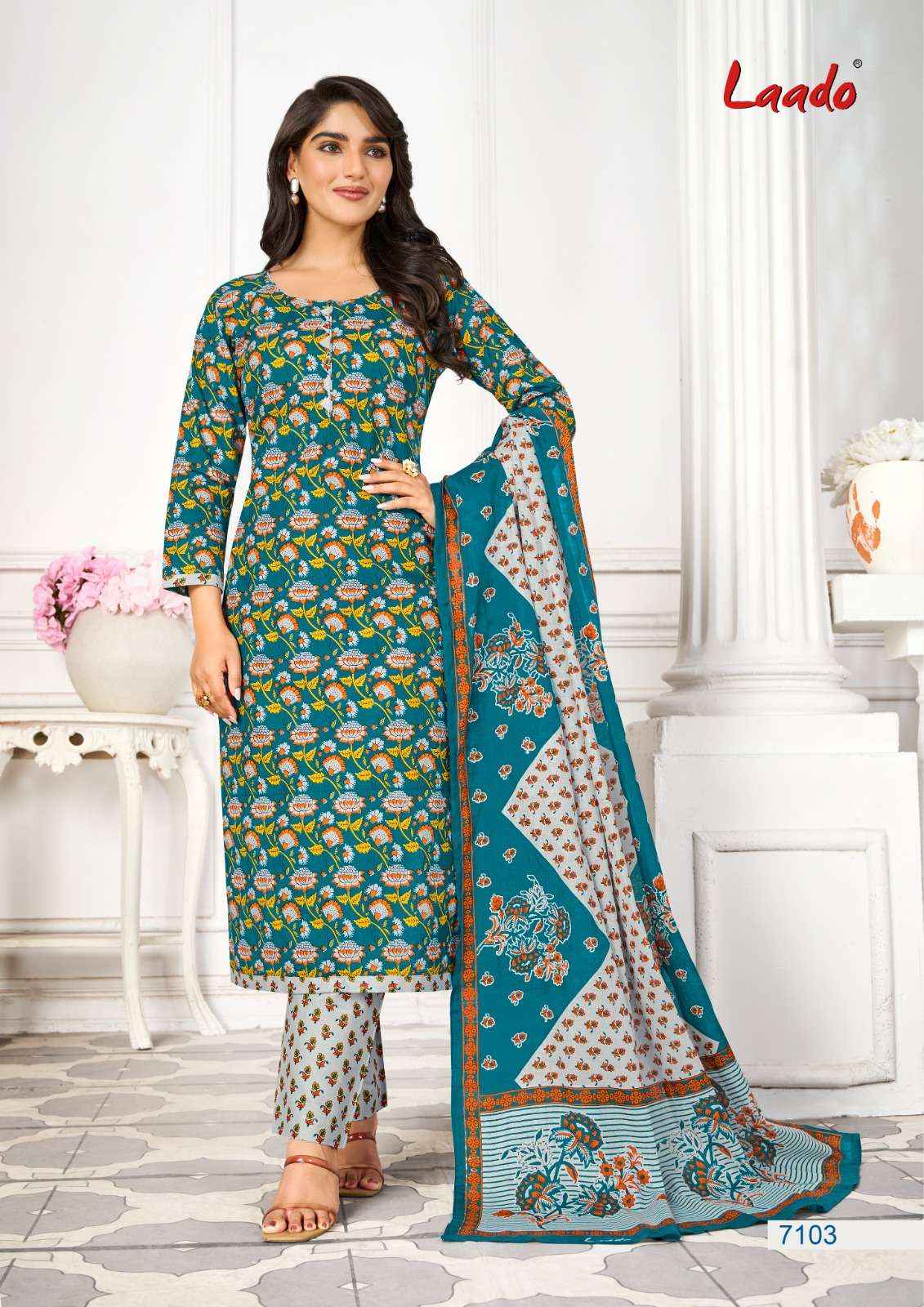 LAADO VOL 71 COTTON PRINTS REGULAR WEAR SALWAR SUIT ( 20 PCS CATALOG )