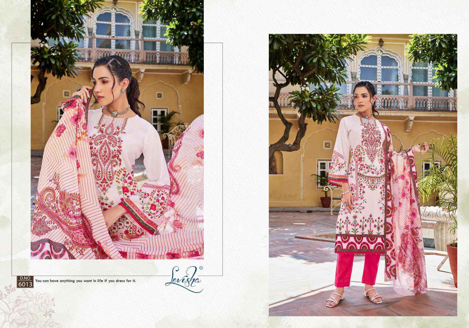 LEVISHA NAIRA NX VOL 6 COTTON DIGITAL PAKISTANI PRINTS SUIT ( 8 pcs catalog )