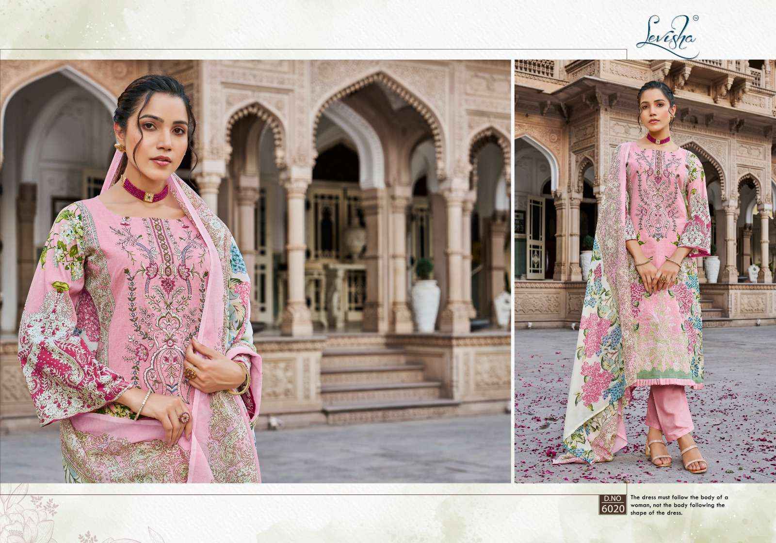 LEVISHA NAIRA NX VOL 6 COTTON DIGITAL PAKISTANI PRINTS SUIT ( 8 pcs catalog )