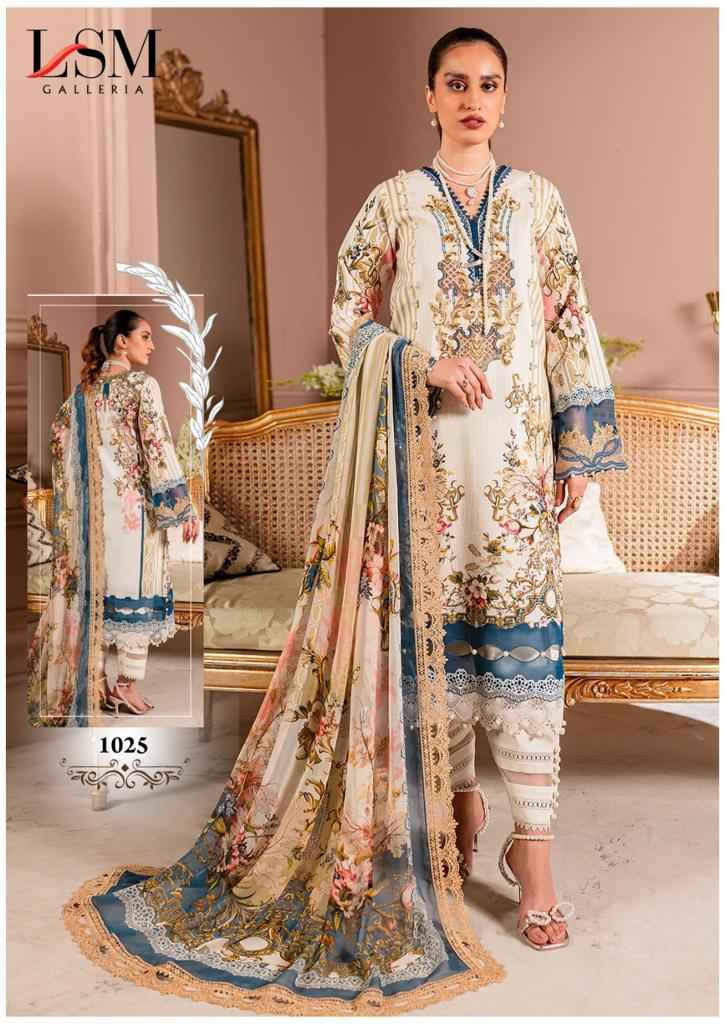 LSM GALLERIA PARIAN DREAM VOL 3 LAWN PAKISTANI SUITS ( 6 PCS CATALOG )