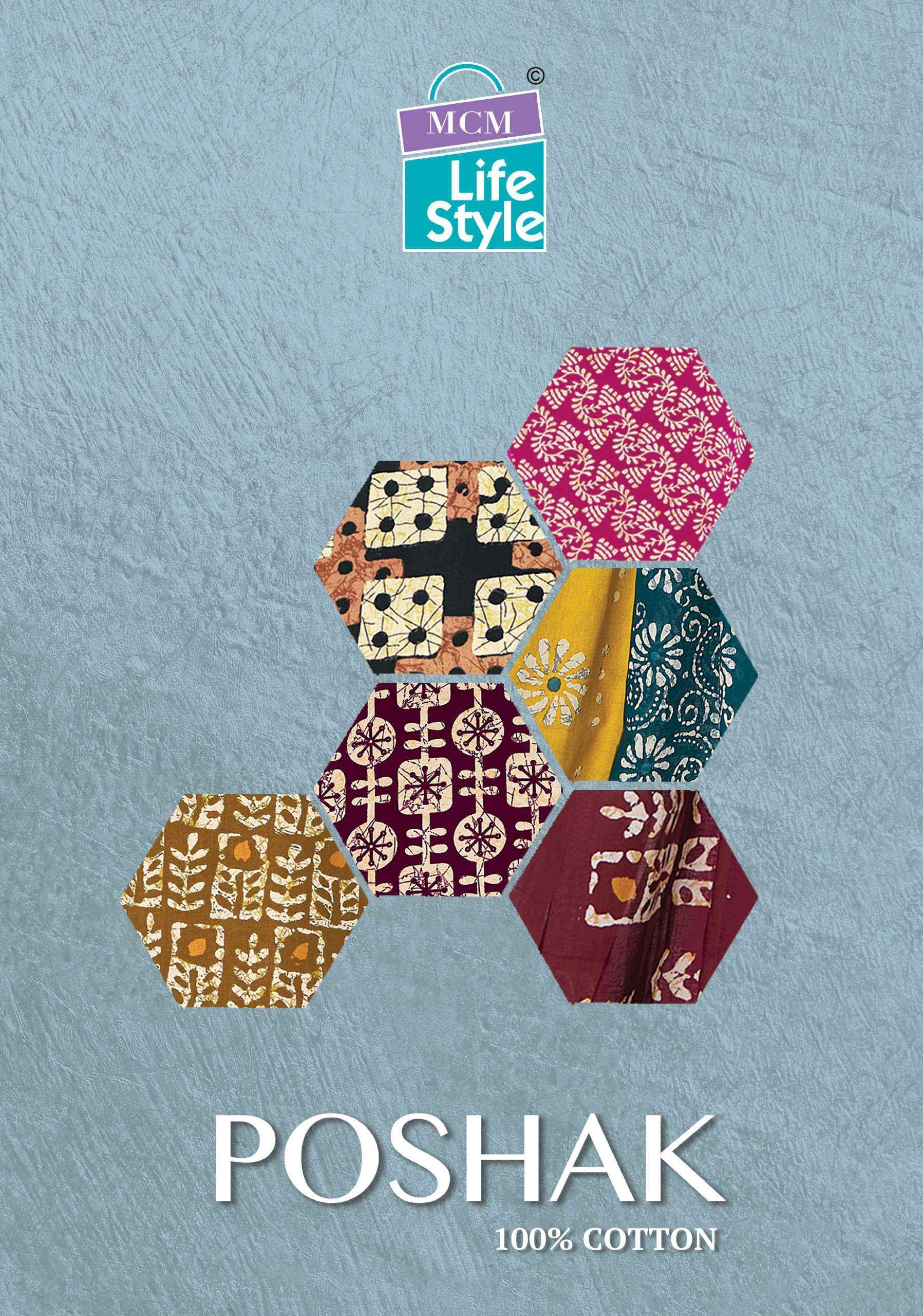 MCM LIFESTYLE POSHAK VOL 2 COTTON BATIK DRESS MATERIAL ( 10 PCS CATALOG )