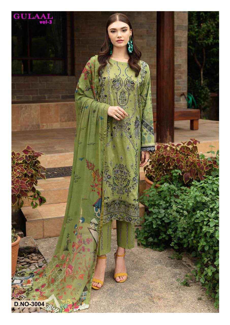 NAND GOPAL GULAAL VOL 3 COTTON DIGITAL KARACHI PAKISTANI SUITS ( 8 PCS CATALOG )