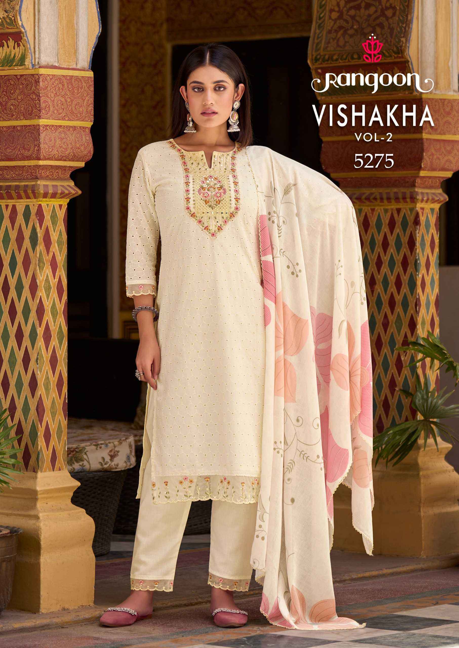 RANGOON VISHAKHA VOL 2 READYMADE SALWAR KAMEEZ ( 4 pcs catalog )