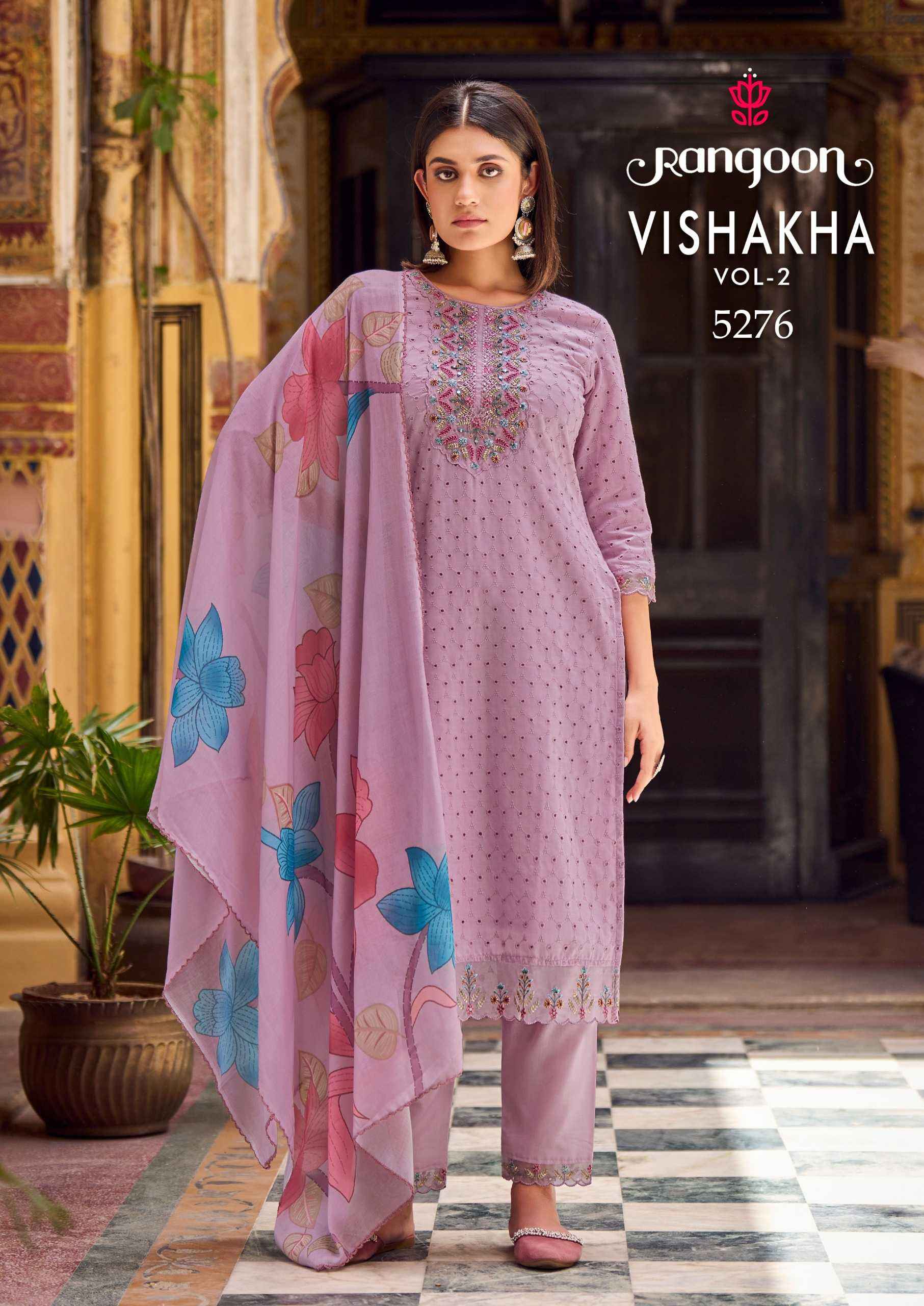 RANGOON VISHAKHA VOL 2 READYMADE SALWAR KAMEEZ ( 4 pcs catalog )