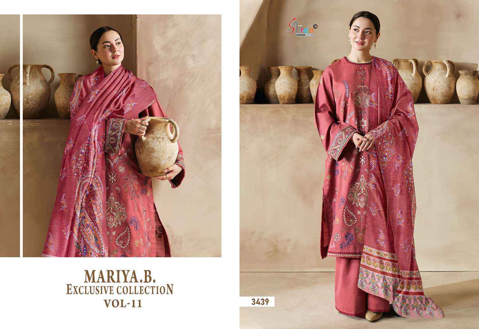 SHREE FABS MARIYA B EXCLUSIVE COLLECTION VOL 11 COTTON DESIGNER READYMADE SUIT ( 8 PCS CATALOG ) COTTON DUPATTA