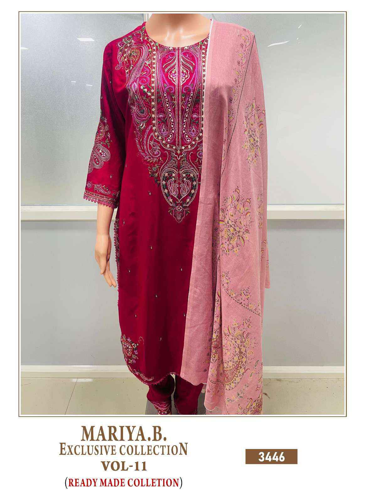 SHREE FABS MARIYA B EXCLUSIVE COLLECTION VOL 11 COTTON DESIGNER READYMADE SUIT ( 8 PCS CATALOG ) COTTON DUPATTA