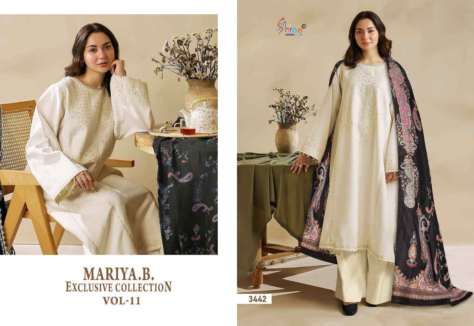 SHREE FABS MARIYA B EXCLUSIVE COLLECTION VOL 11 COTTON DESIGNER READYMADE SUIT ( 8 PCS CATALOG ) COTTON DUPATTA