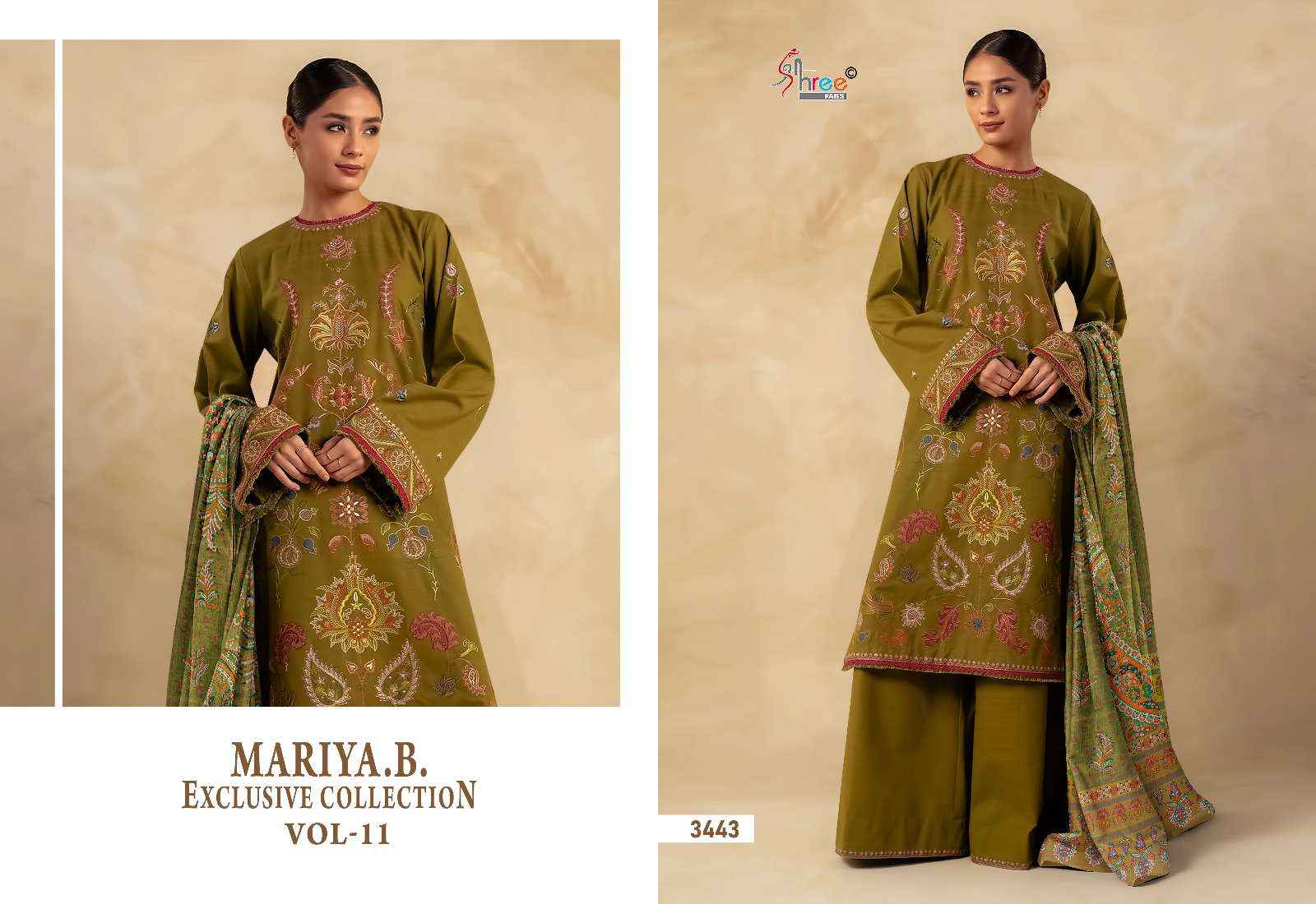 SHREE FABS MARIYA B EXCLUSIVE COLLECTION VOL 11 COTTON DESIGNER READYMADE SUIT ( 8 PCS CATALOG ) COTTON DUPATTA