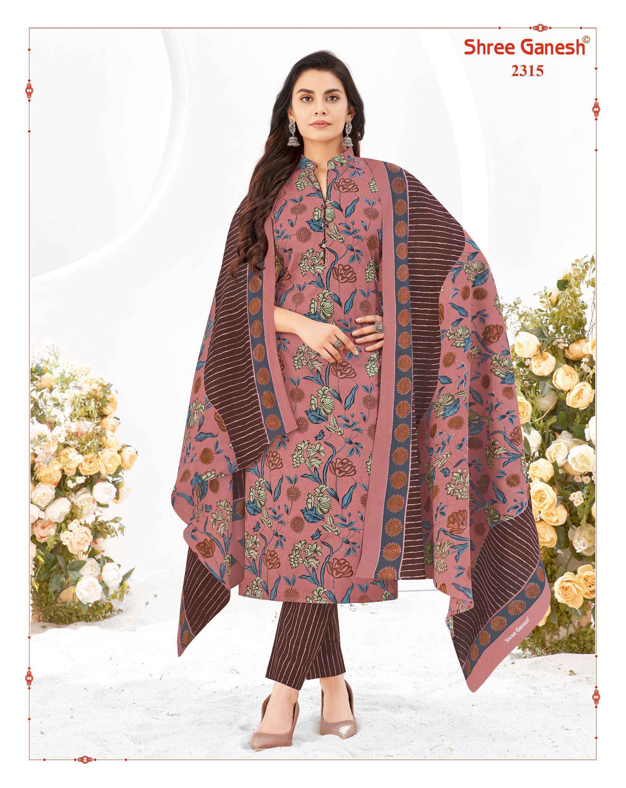 SHREE GANESH SAMAIYRA VOL 13 PURE COTTON DRESS MATERIAL ( 20 PCS CATALOG )