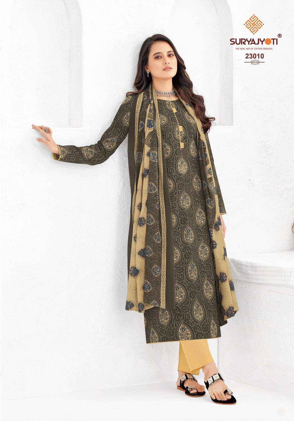 SURYAJYOTI NARGIS VOL 23 COTTON DRESS MATERIAL WHOLESALE ( 10 PCS CATALOG )