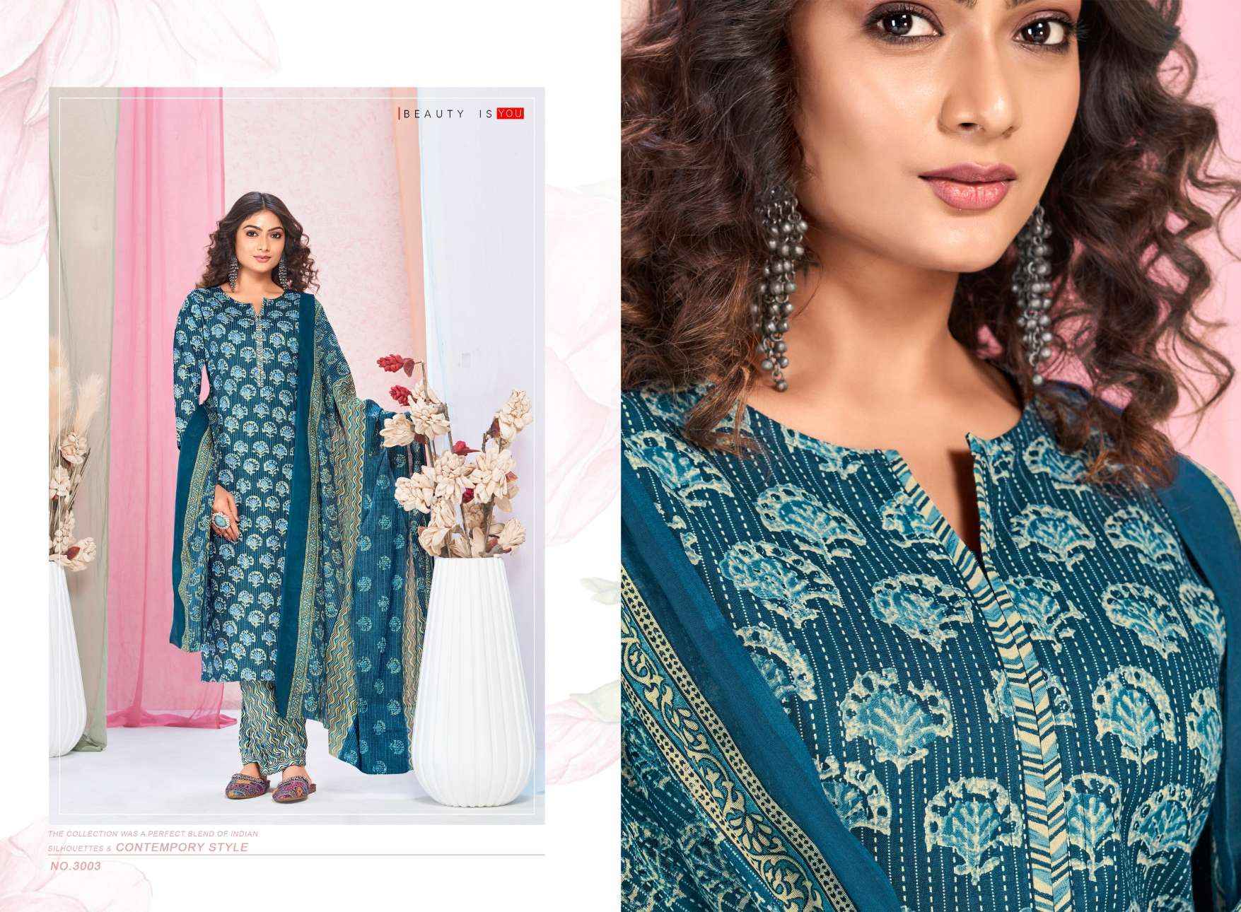 SURYAJYOTI PRIYAL VOL 3 COTTON PRINT READYMADE SUIT ( 8 PCS CATALOG )