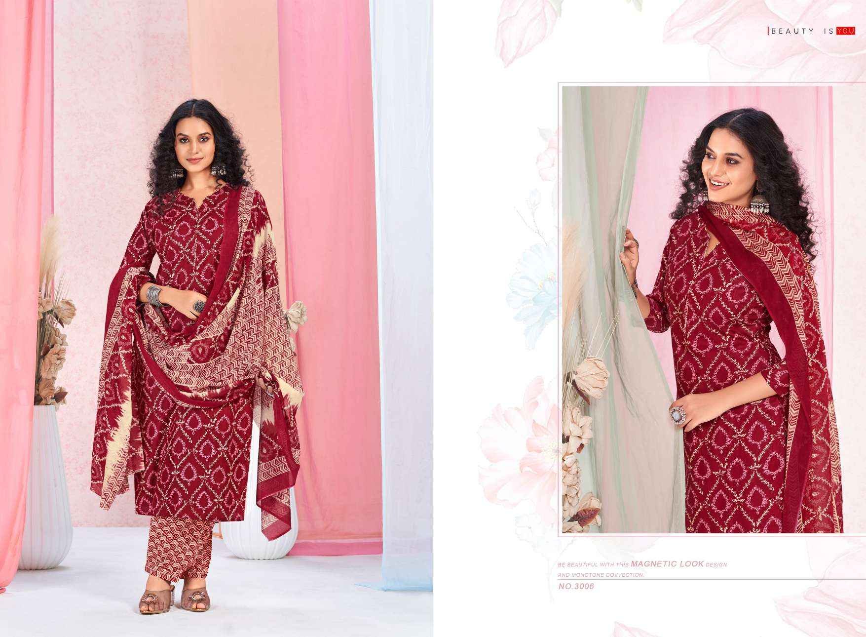 SURYAJYOTI PRIYAL VOL 3 COTTON PRINT READYMADE SUIT ( 8 PCS CATALOG )