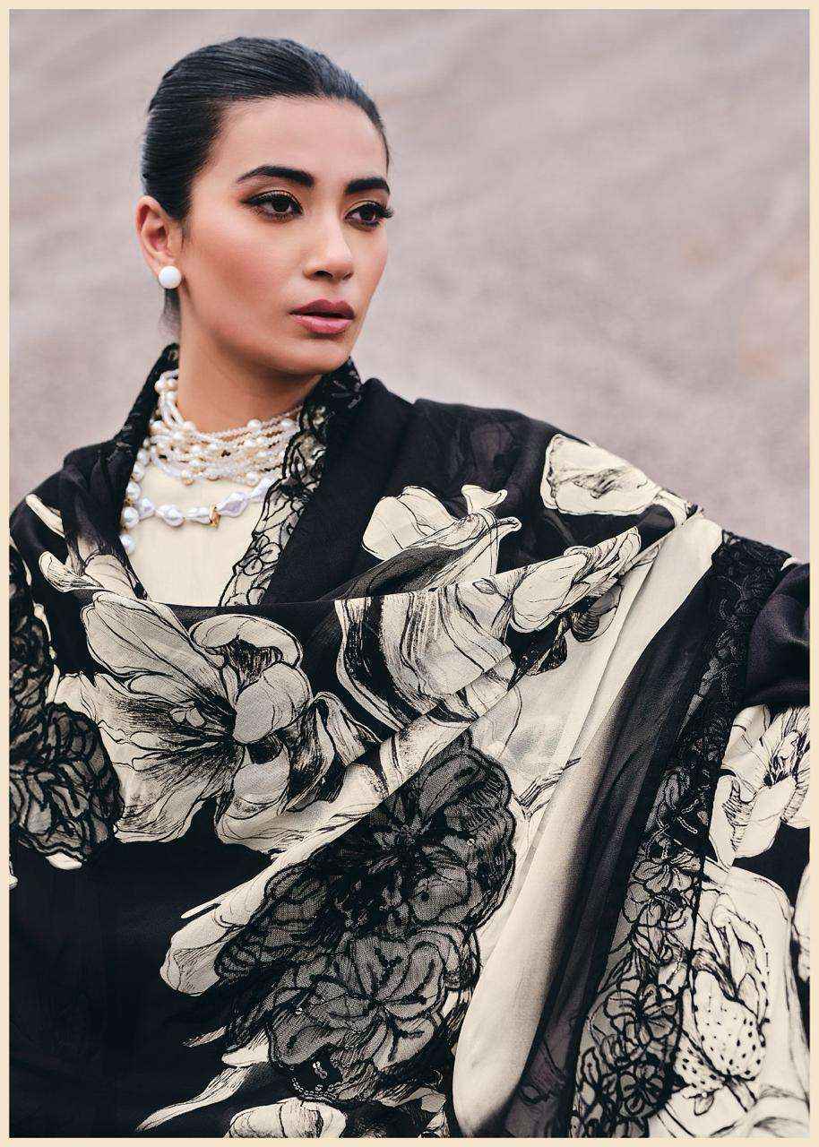 Varsha Monochrome Digital Print Fancy Muslin Suit Online Dealers ( 4 PCS CATALOG )