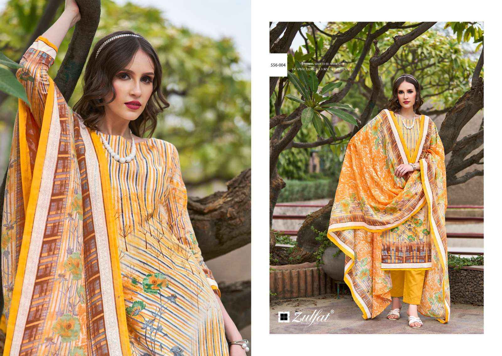 ZULFAT DESIGNER SUITS MARYAM VOL 5 COTTON PRINT SALWAR SUIT ( 8 PCS CATALOG )