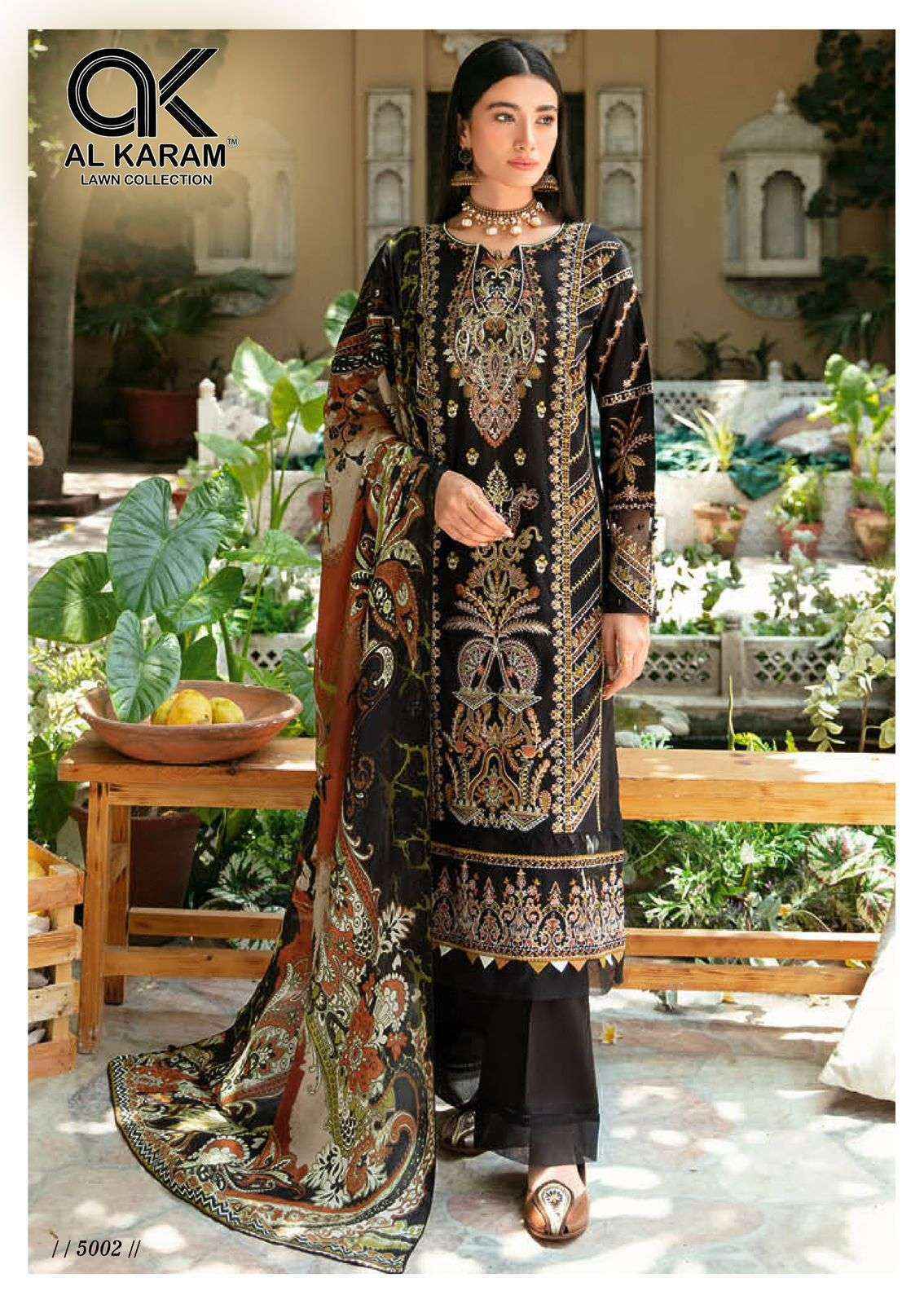 AL KARAM QUEENS COURT VOL 5 COTTON DIGITAL PRINT PAKISTANI SUITS ( 6 PCS CATALOG )