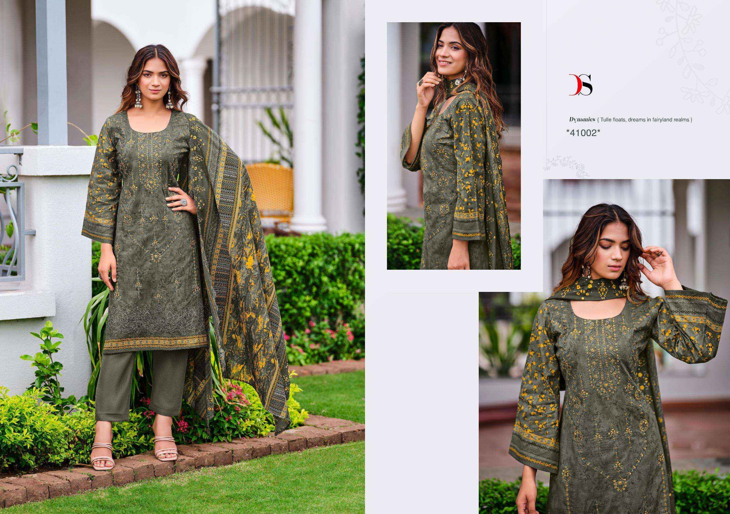 DEEPSY SUITS BIN SAEED VOL 11 COTTON FANCY EMBROIDERY PAKISTANI SUITS ( 6 PCS CATALOG )