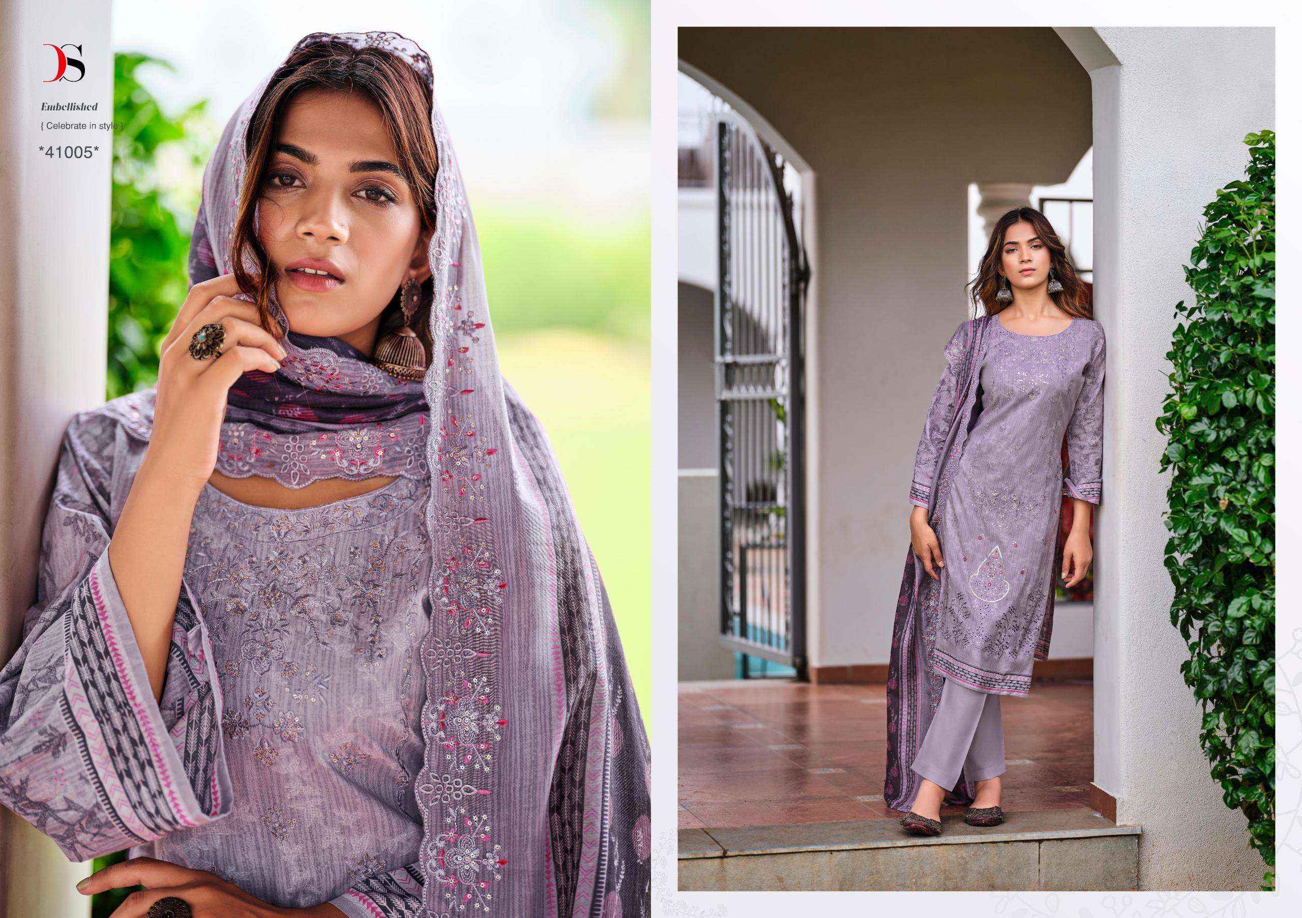 DEEPSY SUITS BIN SAEED VOL 11 COTTON FANCY EMBROIDERY PAKISTANI SUITS ( 6 PCS CATALOG )