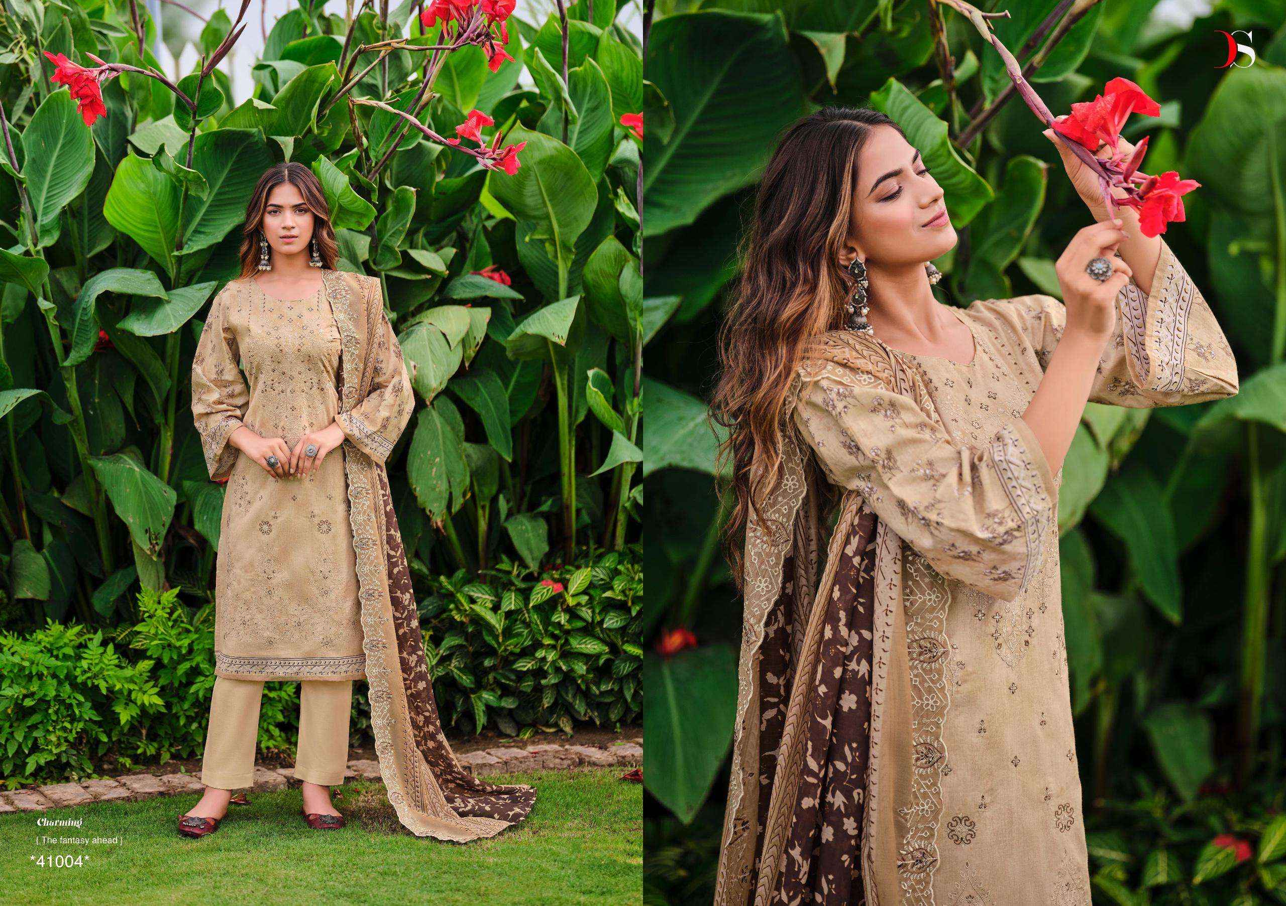 DEEPSY SUITS BIN SAEED VOL 11 COTTON FANCY EMBROIDERY PAKISTANI SUITS ( 6 PCS CATALOG )