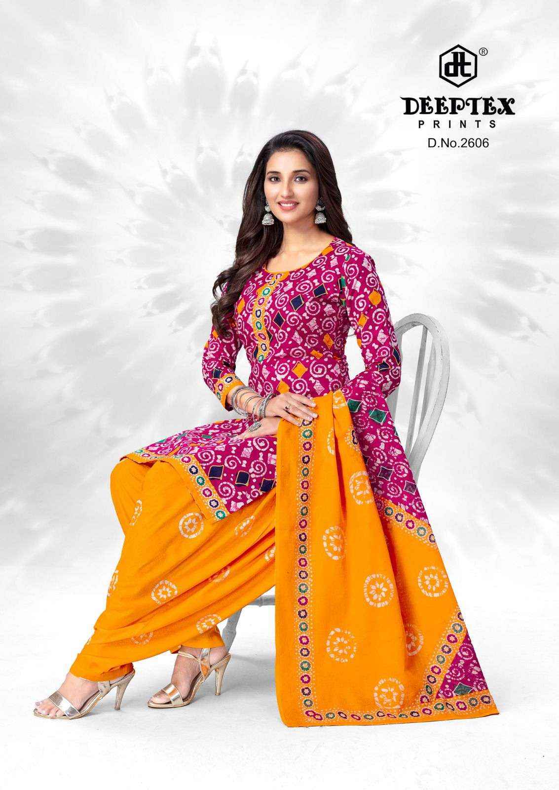 DEEPTEX PRINTS BATIK PLUS VOL 26 COTTON SALWAR SUIT ( 10 PCS CATALOG )