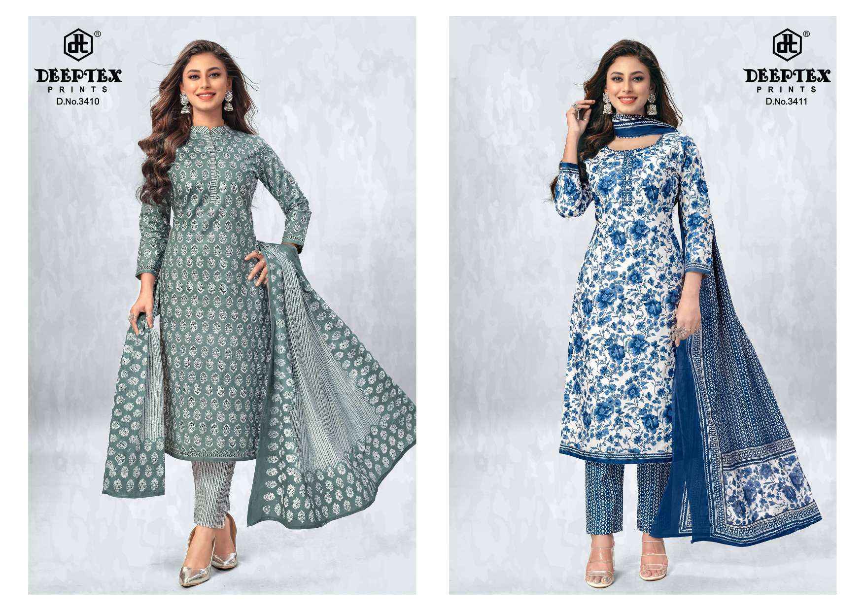 DEEPTEX PRINTS CHIEF GUEST VOL 34 COTTON DRESS MATERIAL ( 15 PCS CATALOG )