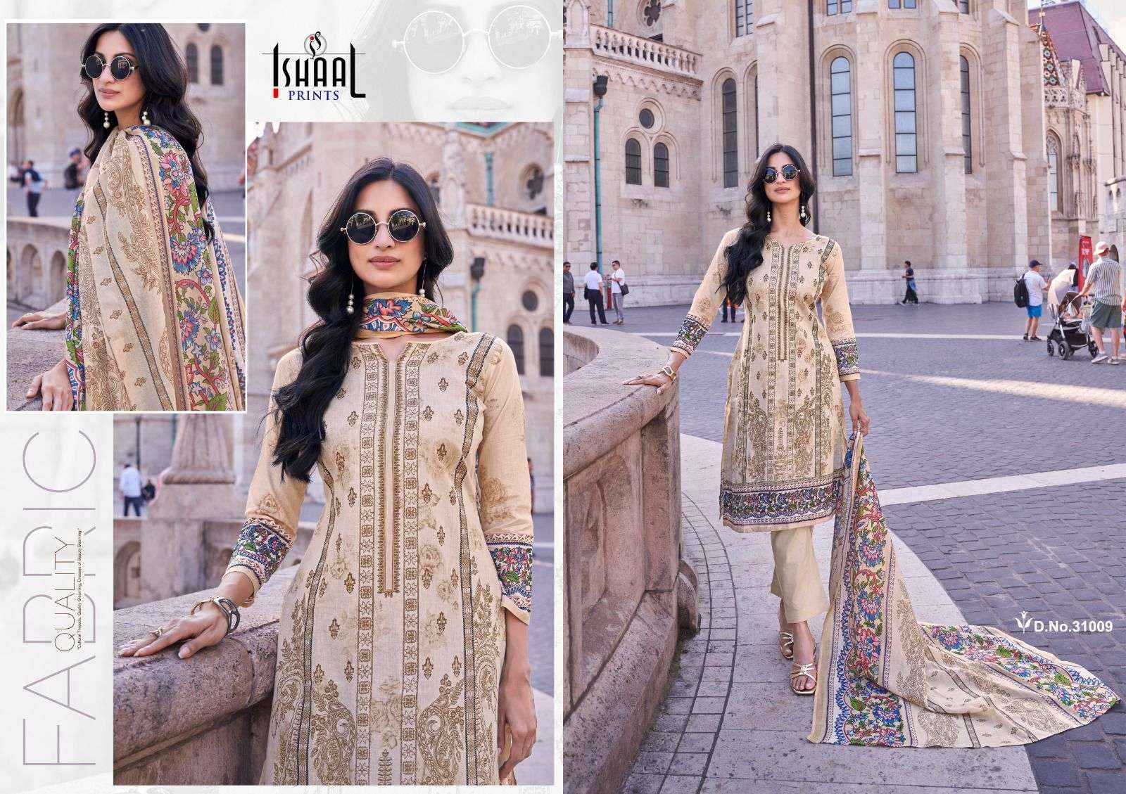 ISHAAL PRINTS GULMOHAR VOL 31 LAWN COTTON PRINT SALWAR SUIT ( 10 PCS CATALOG )