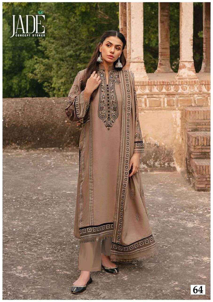 JADE CHEVRON EXCLUSIVE HEAVY COTTON VOL 7 READYMADE PAKISTANI SUITS ( 6 PCS CATALOG )