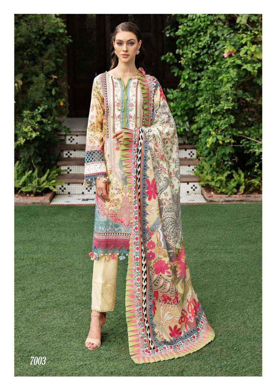 JADE CRIMSON EXCLUSIVE HEAVY LAWN COLLECTION VOL 7 PAKISTANI SUITS  ( 6 PCS CATALOG )