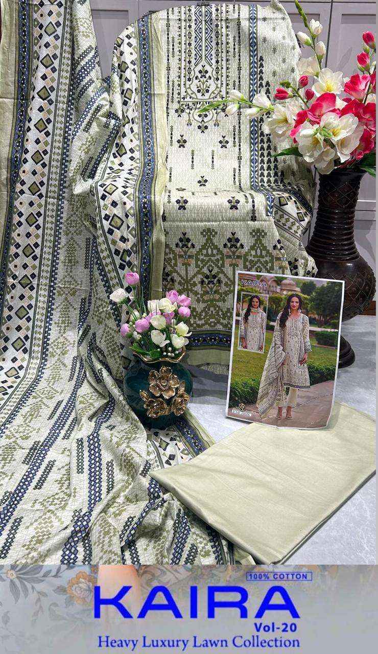 KEVAL FAB KAIRA VOL 20 COTTON PAKISTANI SALWAR KAMEEZ ( 6 PCS CATALOG )