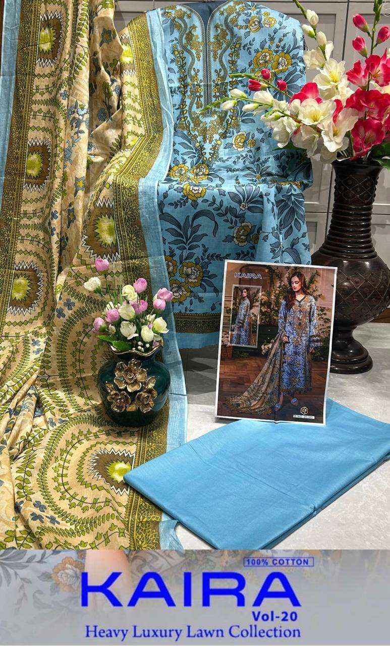 KEVAL FAB KAIRA VOL 20 COTTON PAKISTANI SALWAR KAMEEZ ( 6 PCS CATALOG )