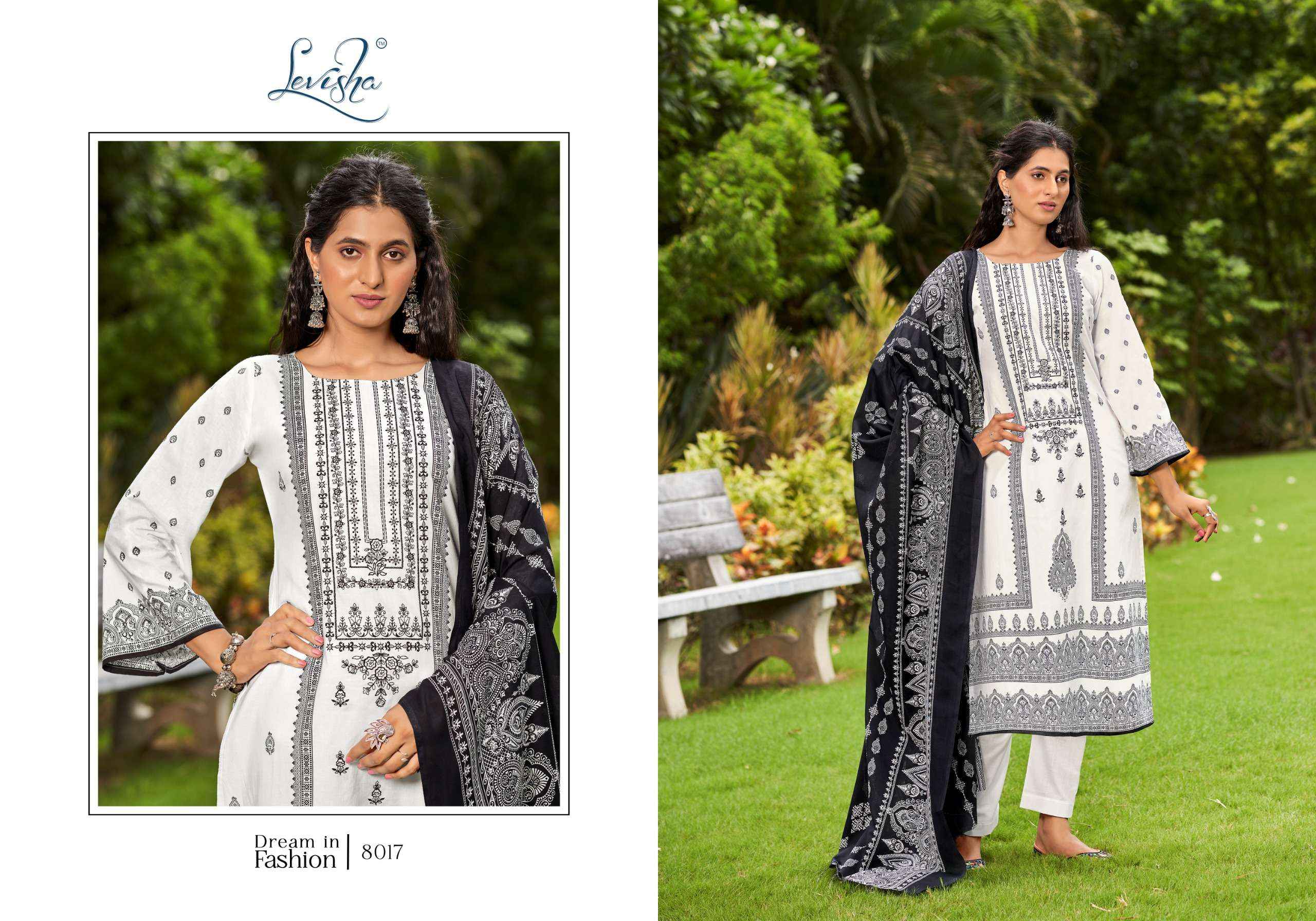 LEVISHA NAIRA NX VOL 8 COTTON DESIGNER SALWAR KAMEEZ ( 8 PCS CATALOG )