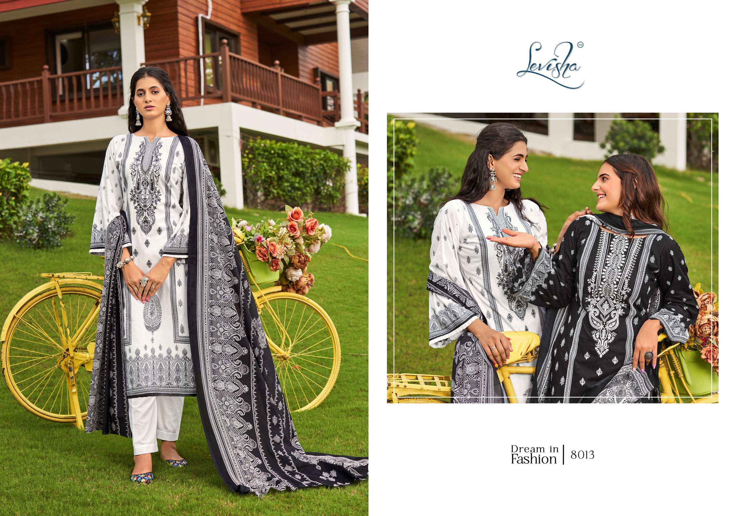 LEVISHA NAIRA NX VOL 8 COTTON DESIGNER SALWAR KAMEEZ ( 8 PCS CATALOG )