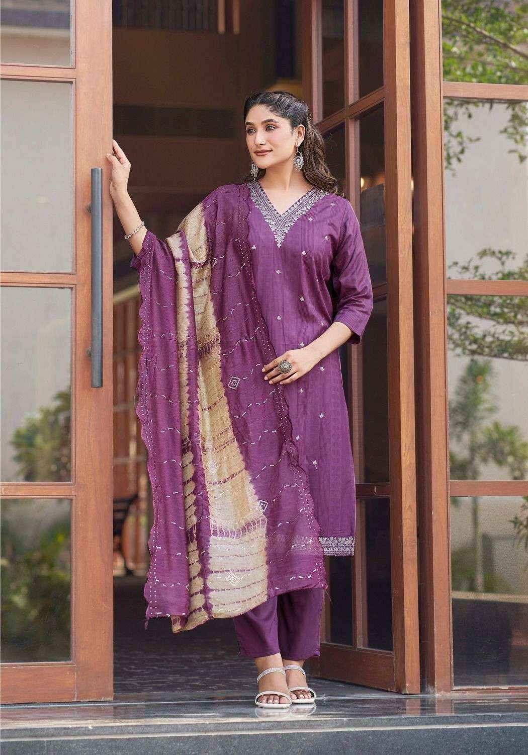 MYSTIC 9 DOLLY VOL 1 RAYON FANCY WORK KURTI COMBO SET ( 8 PCS CATALOG )