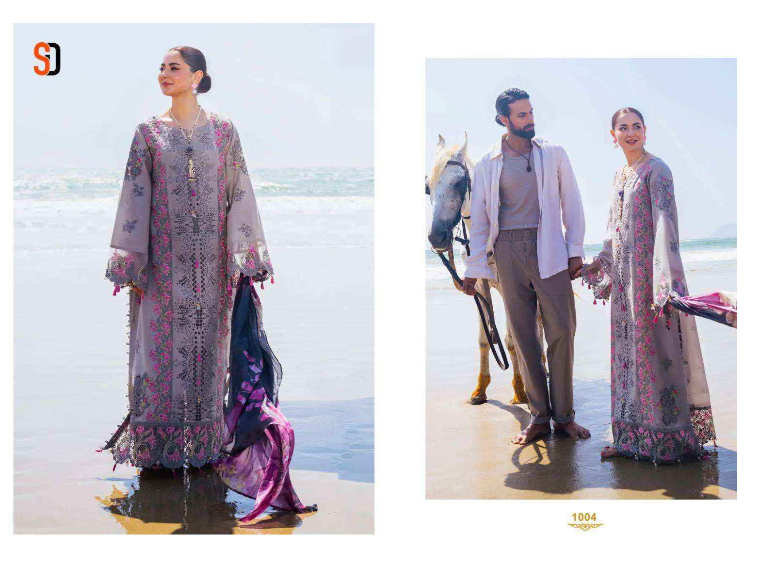 Shraddha Rangrasiya Vol 1 Cotton Heavy Embroidered Pakistani Suit ( 4 Pcs Catalog )