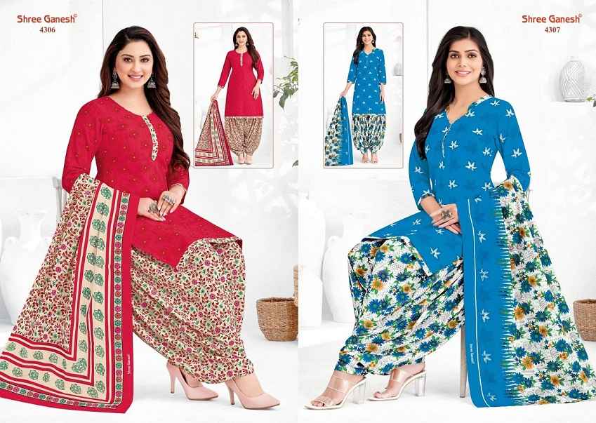 SHREE GANESH HANSIKA VOL-23 PURE COTTON DRESS MATERIAL ( 8 PCS CATALOG )