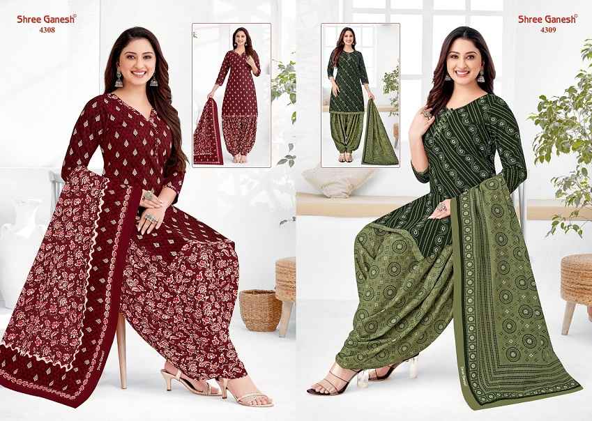 SHREE GANESH HANSIKA VOL-23 PURE COTTON DRESS MATERIAL ( 8 PCS CATALOG )