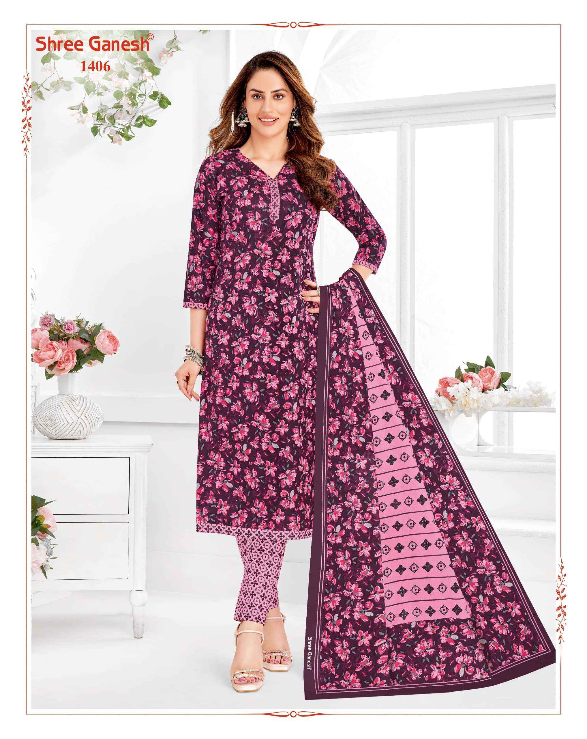 SHREE GANESH VAANI VOL 4 COTTON JAIPURI PRINT READYMADE COMBO SET ( 20 PCS CATALOG )