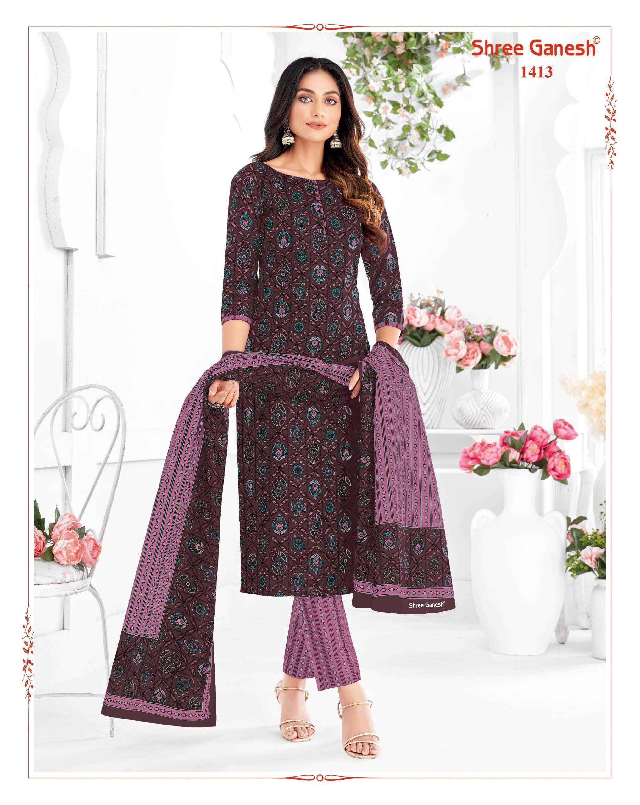 SHREE GANESH VAANI VOL 4 COTTON JAIPURI PRINT READYMADE COMBO SET ( 20 PCS CATALOG )